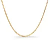 Cadena Barbada Oro 18k 60cm 1.4mm
