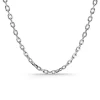 Cadena 70cm Oro Forzada 18k Oval Lapidada 2.8mm