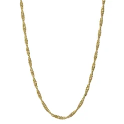 Cadena Oro 18K Cordón Entrelazado 60Cm