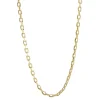 Cadena Oro 18K Eslabon Bisel 60Cm