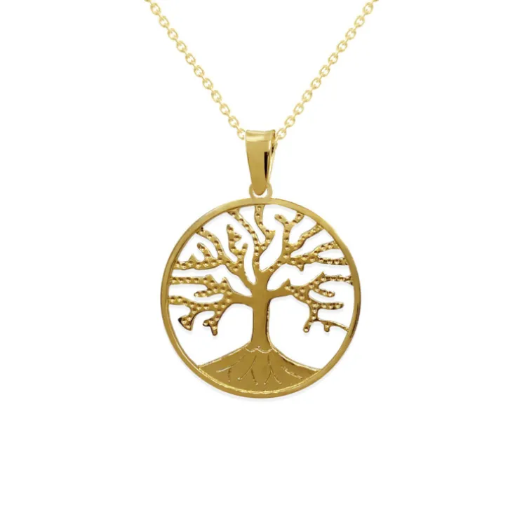 Colgante Arbol Vida Oro 18K