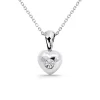 Colgante Diamante Corazón 0.08Ct