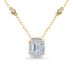 Colgante Diamantes Vrait Talla Esmeralda 0,95 Ct