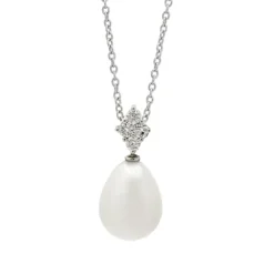 Colgante Diamantes Y Perla Pearls Lady