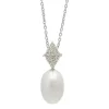 Colgante Diamantes Y Perla Pearls Lady