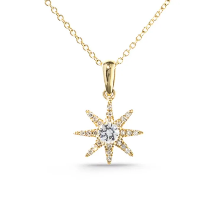 Colgante Oro Estrella Mini Details
