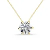 Collar Diamante Alexia 0.10-0.50Ct Solitario Oro Amarillo