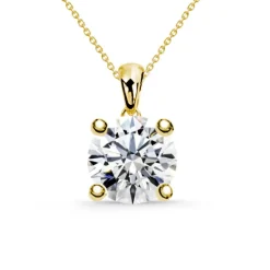 Collar Diamante Jackie 0.55-1.00Ct Solitario Oro Amarillo