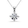 Collar Diamante Jackie Twisted 0.10-0.50Ct Solitario Oro Blanco