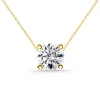 Collar Diamante Katherine 0.10-0.50Ct Solitario Oro Amarillo