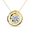 Collar Diamante Lady 0.55-1.00Ct Solitario Oro Amarillo