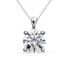 Collar Diamante Nancy 0.55-1.00Ct Solitario Oro Blanco