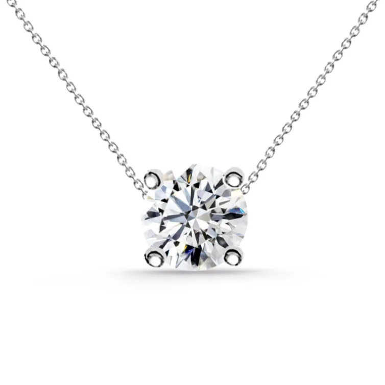 Collar diamante oro blanco Grace 0.10-0.50 Ct