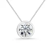 Collar Diamante Sharon 0.10-0.50Ct Solitario Oro Blanco
