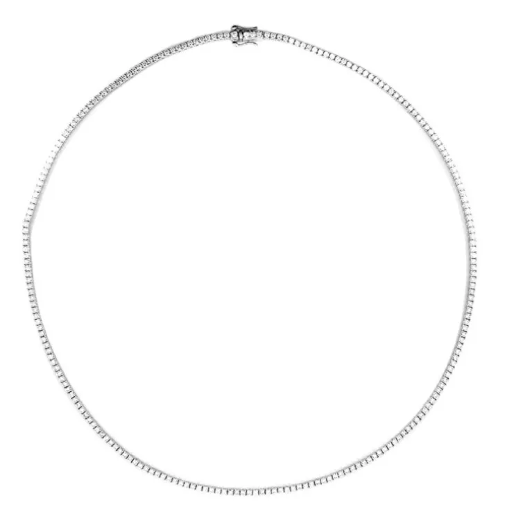 Collar Diamantes 5ct Riviere 43cm Jackie