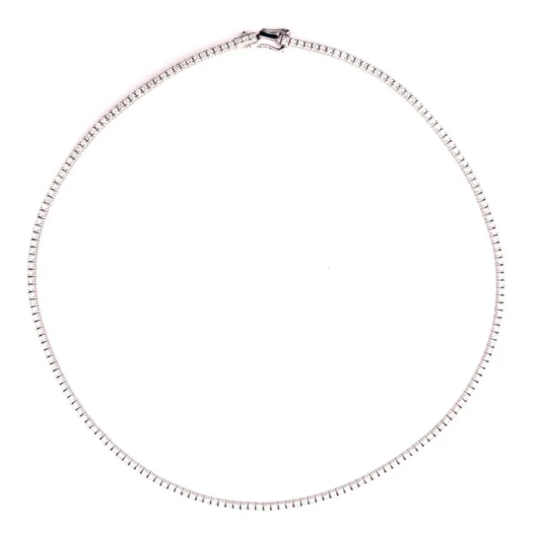 Collar Diamantes 6ct Riviere 43cm