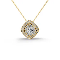 Collar Diamantes Gardenia 0.53 Oro Amarillo