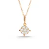 Collar Diamantes Gardenia 0.10 Oro Rosa