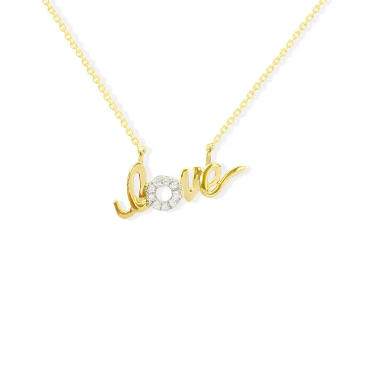 Collar Diamantes Love Mini Details