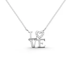 Collar Diamantes Love Mini Details