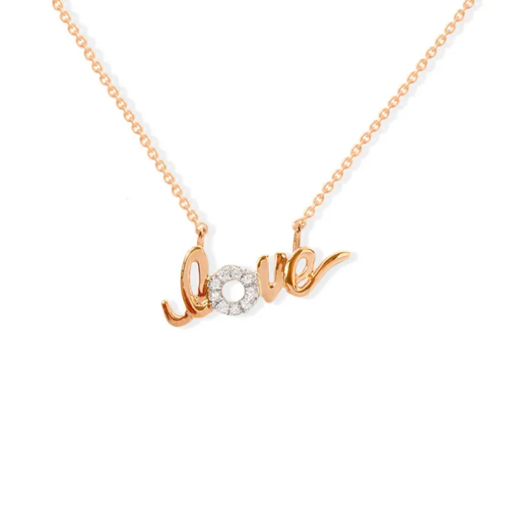 Collar Diamantes Love Mini Details