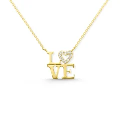 Collar Mini Details Love