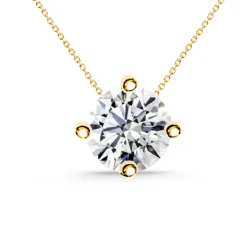 Collar oro amarillo y diamante GraceTwisted 0.55-1.00 Ct