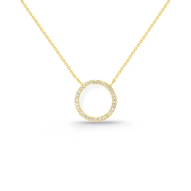 Collar Oro Aro Mini Details