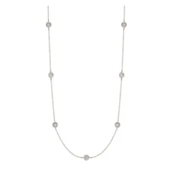 Collar Oro Diamantes 7 Spot