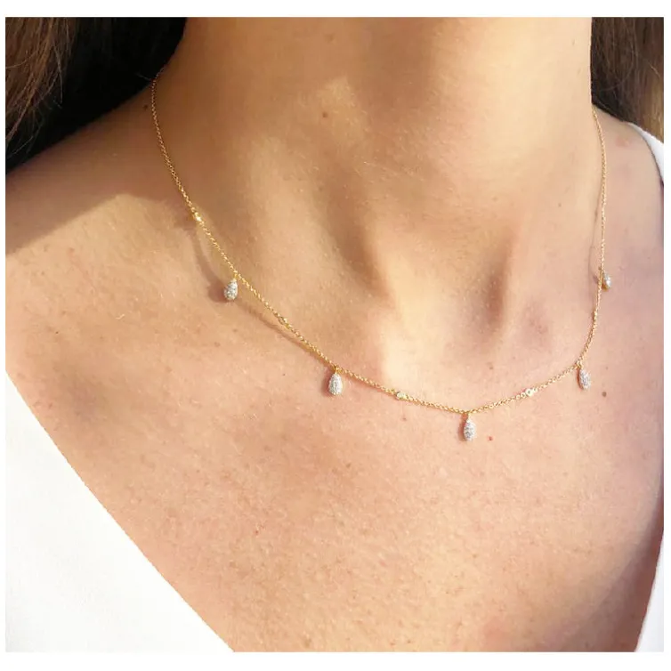 Collar Oro Gotas Celebrity 108