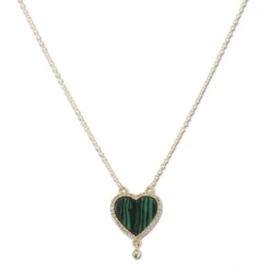 Collar Oro Malaquita Opaque Stones
