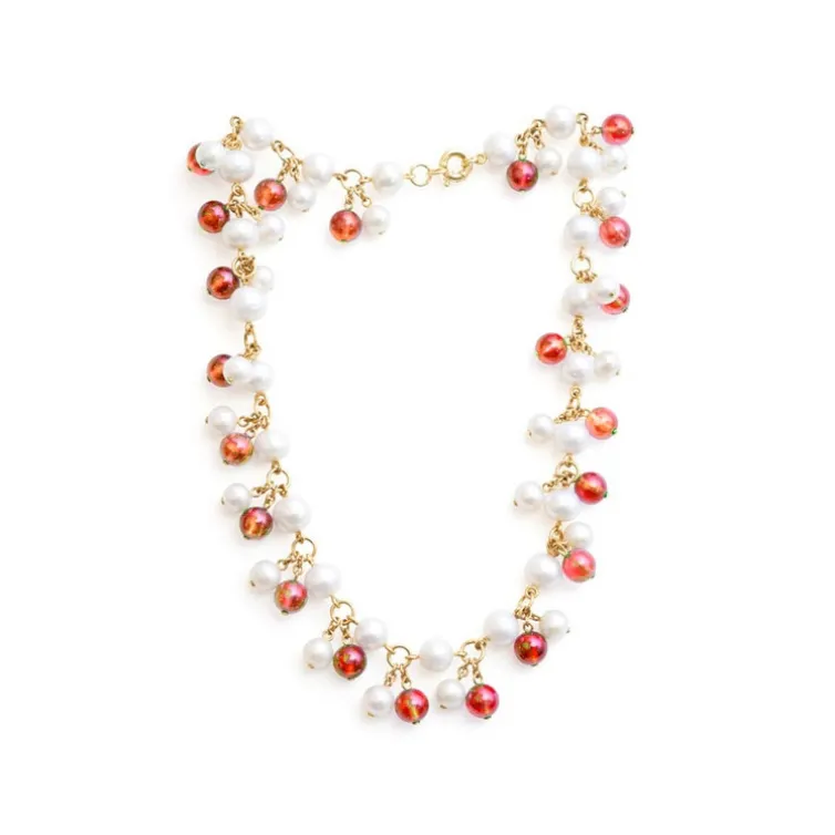 Collar Perlas Y Cuarzo Pearls Lady