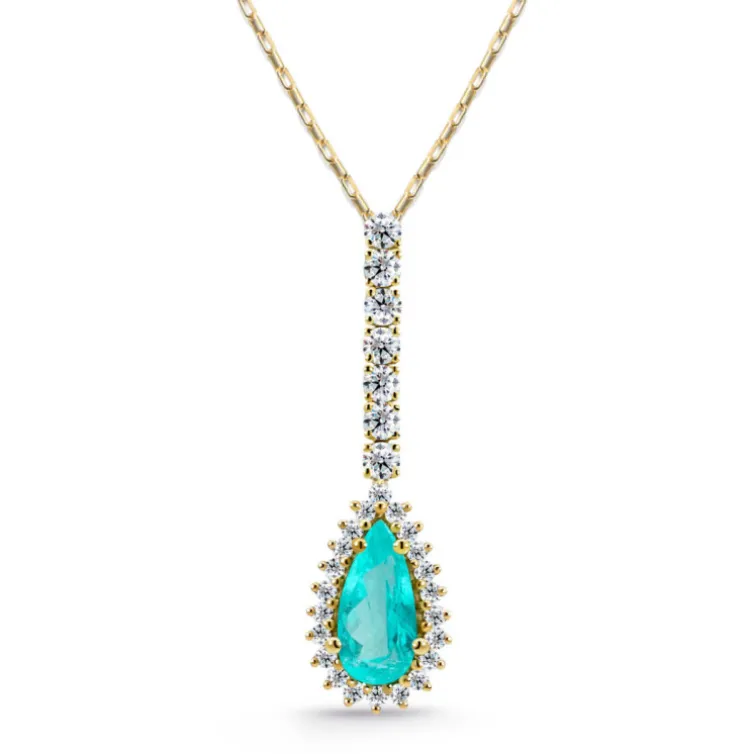 Collar Red Carpet Paraiba Pera