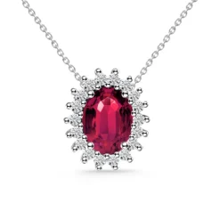 Collar Rubi 1.0 y Diamantes Dalia