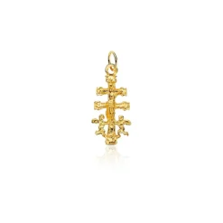 Cruz de Caravaca Oro 18K 23x12mm