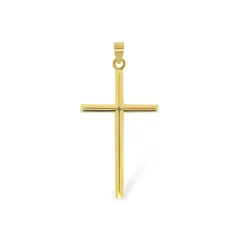 Cruz Oro Amarillo Tubo Redondo 30x18