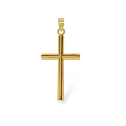 Cruz Oro Amarillo Tubo Redondo 26x16
