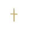 Cruz Oro Lisa Maciza Palo Xs 12x8mm
