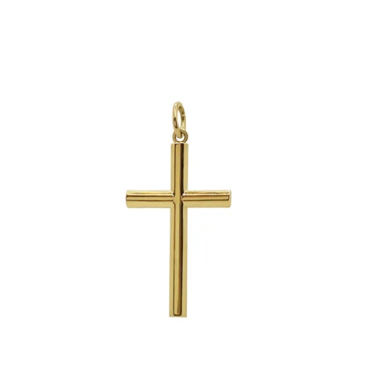 Cruz Oro Lisa Maciza Tubo M