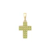 Cruz Peridotos Doble Catholic Sign