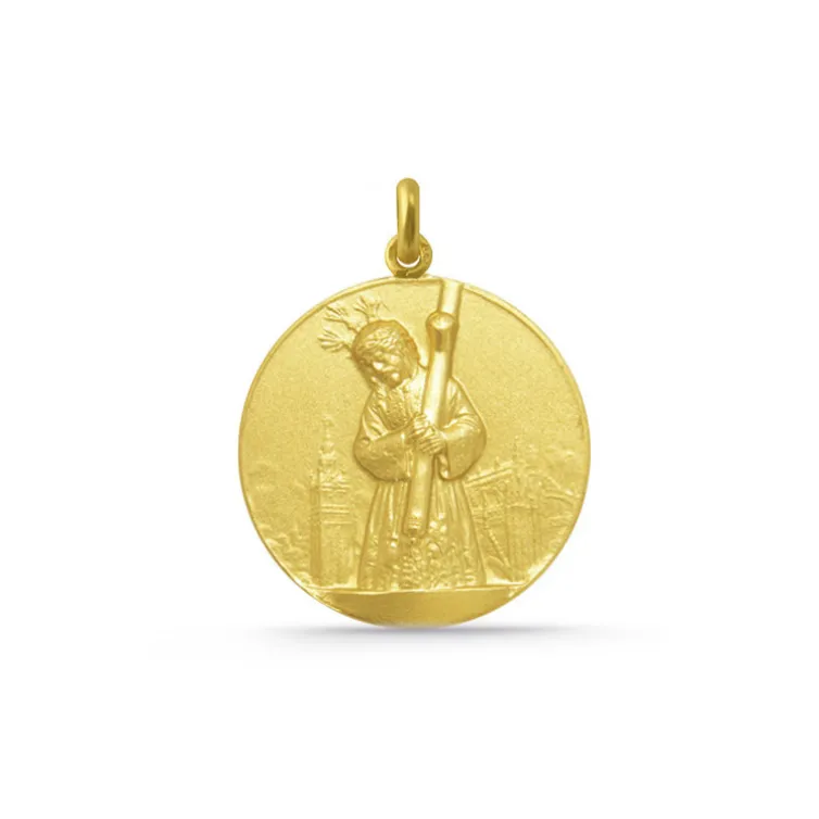 Medalla Jesús del Gran Poder Oro 18K