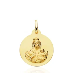 Medalla 20Mm Virgen Del Carmen 18K