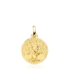 Medalla Árbol de la Vida Colgante 16Mm Oro 18K