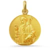 Medalla San Benito Viejo Oro 18K