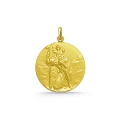 Medalla San Cristobal Oro 18K