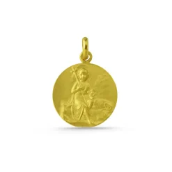 Medalla San Juan Bautista Oro 18K