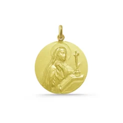 Medalla Santa Teresa Oro 18K