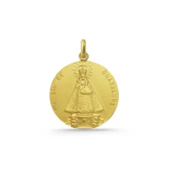 Medalla Virgen De Guadalupe Extremeña 18K.