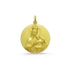Medalla Virgen del Carmen Corona Oro 18K