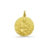 Medalla Virgen del Carmen Manto Oro 18K